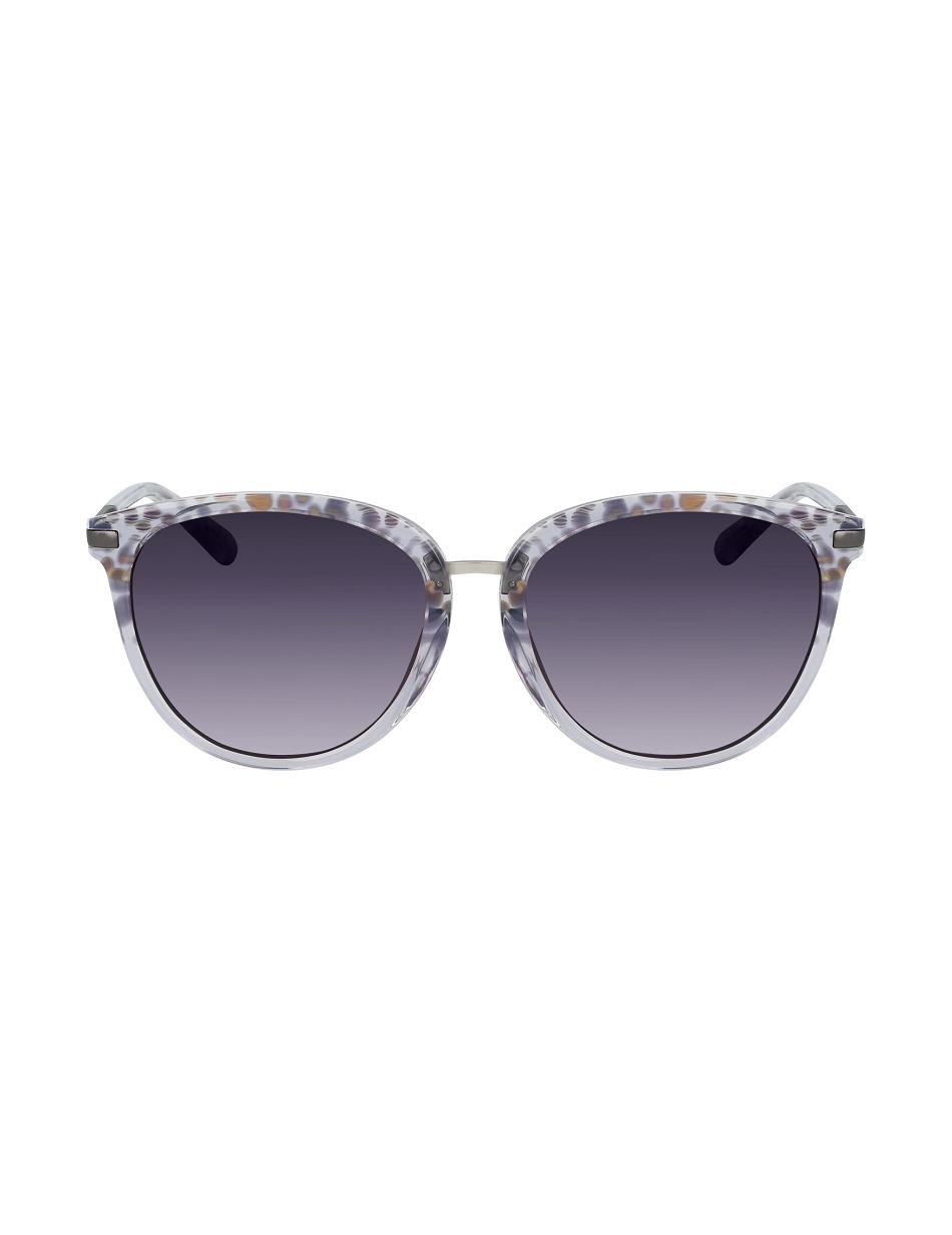 Grey Anne Klein Animal Print Sunglasses Square | ENZVG89053