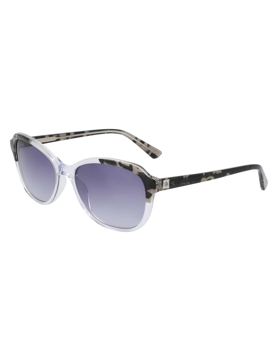 Grey Anne Klein Crystal Oval Sunglasses Round | NZCVG26386