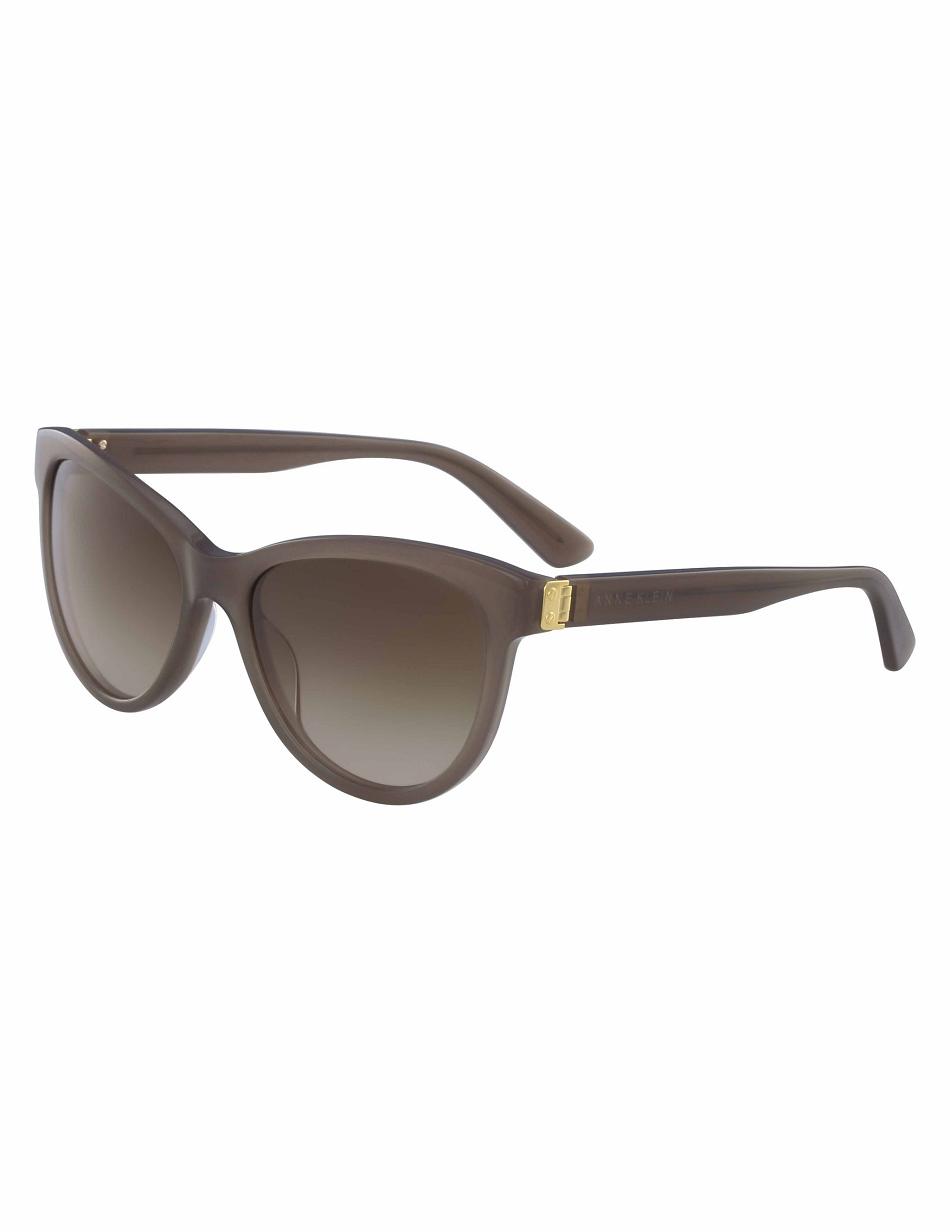 Grey Brown Anne Klein Modern Cat-Eye Sunglasses Average Size | NZCIF65456