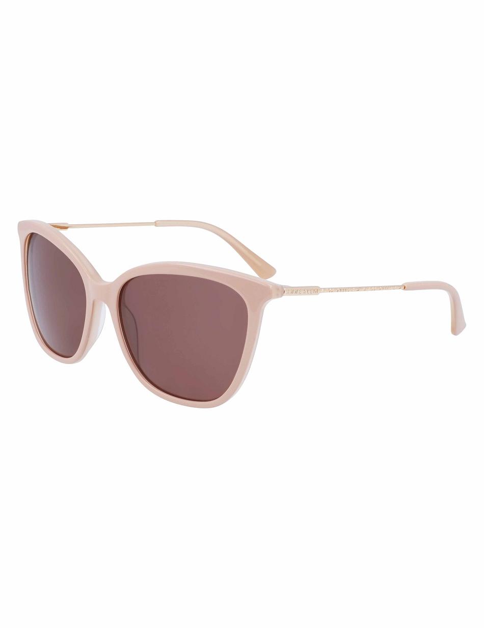 Grey Brown Anne Klein Oversized Sunglasses Square | QNZWA99101