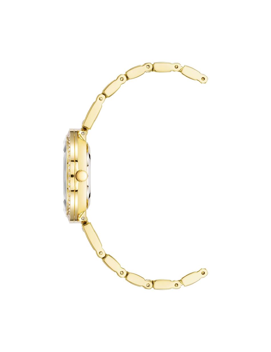 Lavender / Gold Anne Klein Premium Crystal Bracelet Watch Metals | DNZVO19401