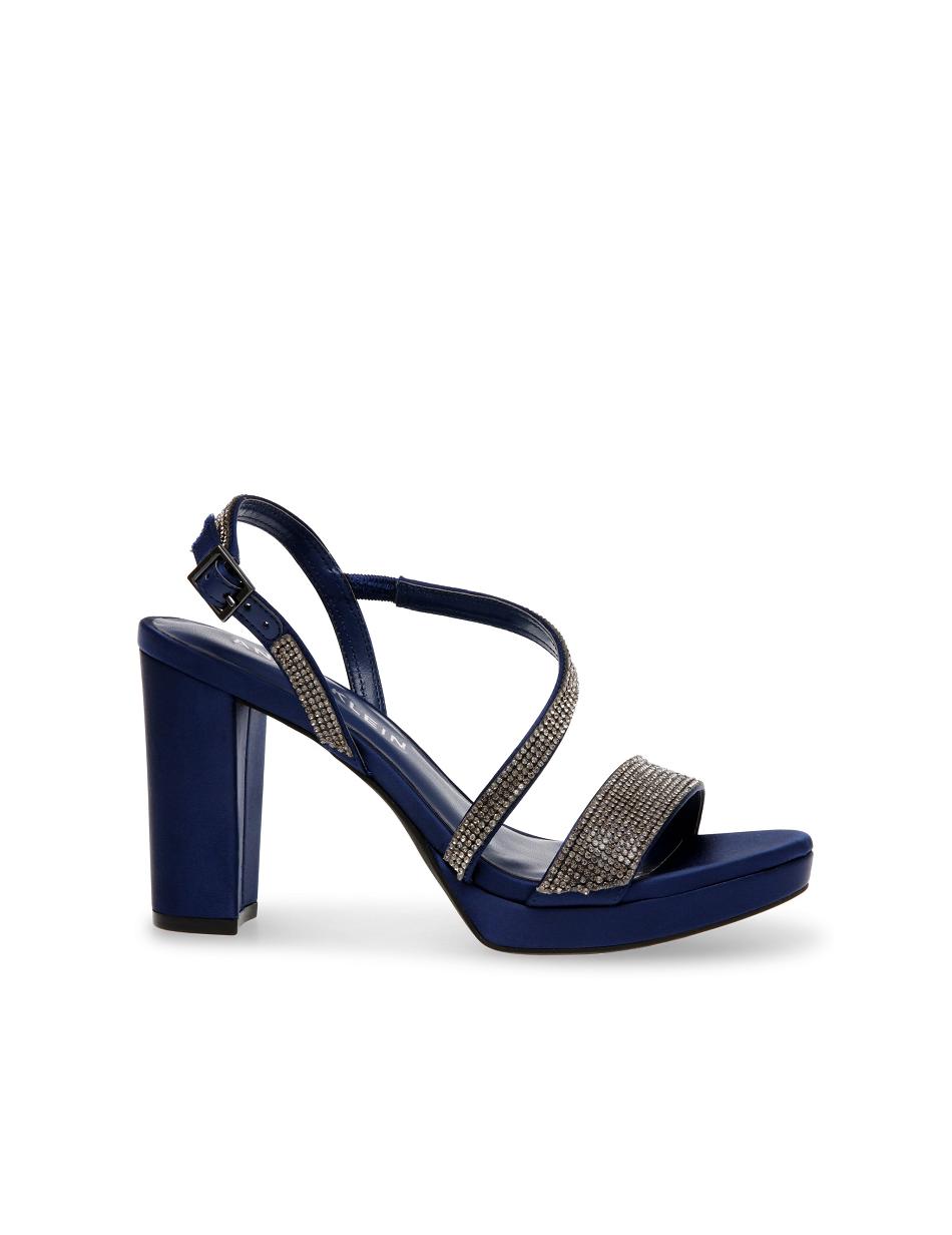 Navy Anne Klein Veil Dress Sandal Heels | LNZTR74423