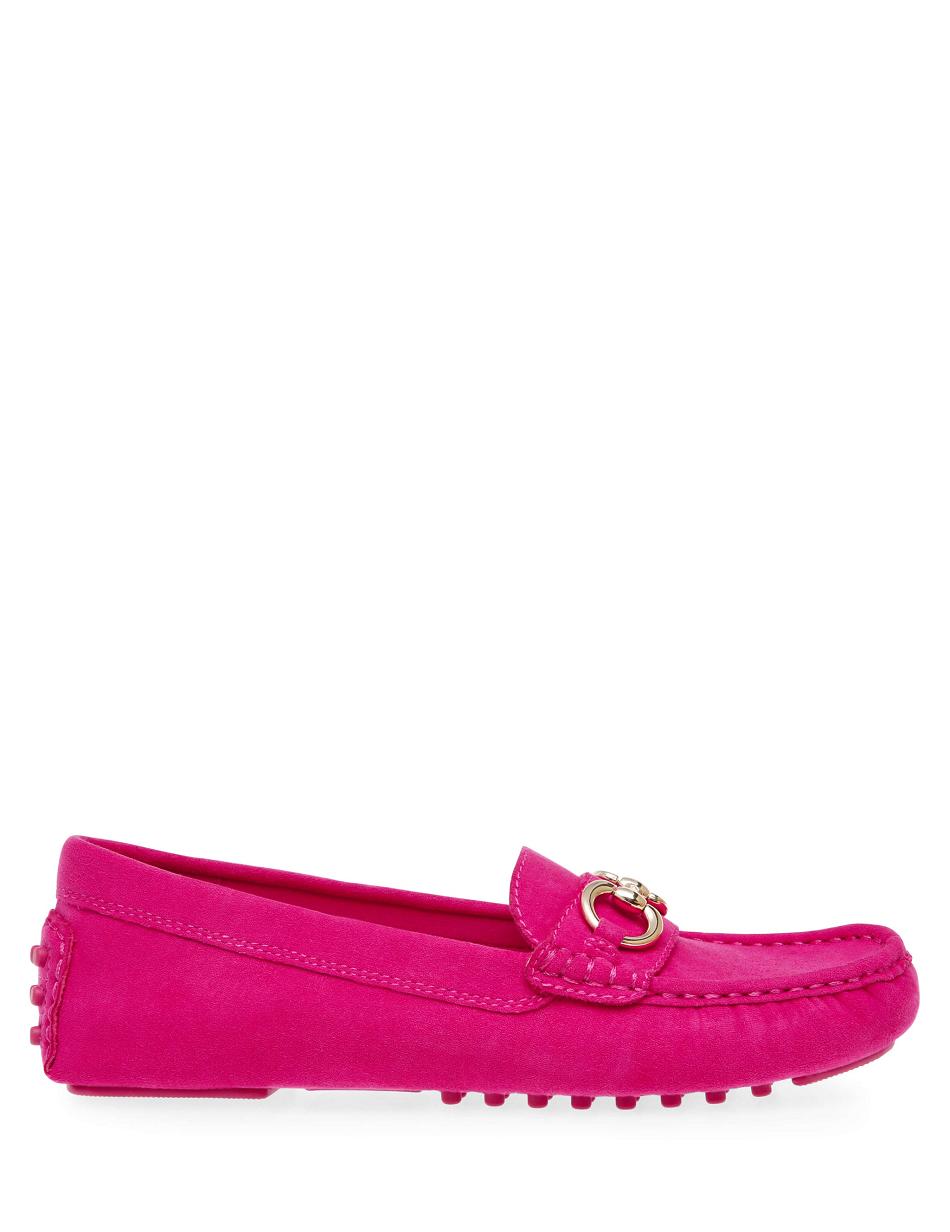 Pink Anne Klein Celeste Moc Flats | LNZSX35509