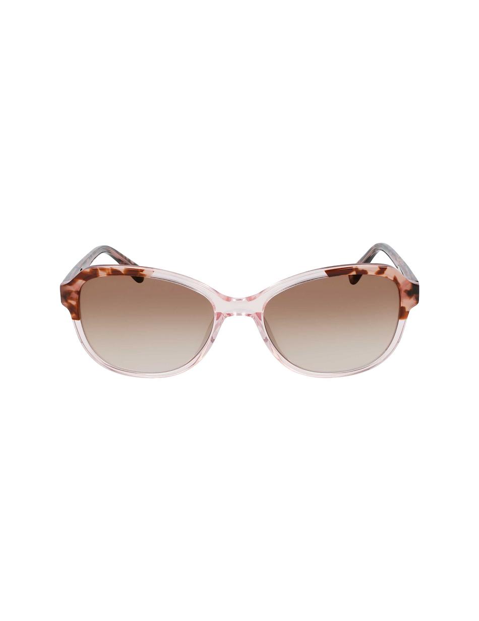 Pink Anne Klein Crystal Oval Sunglasses Round | ENZHC11797