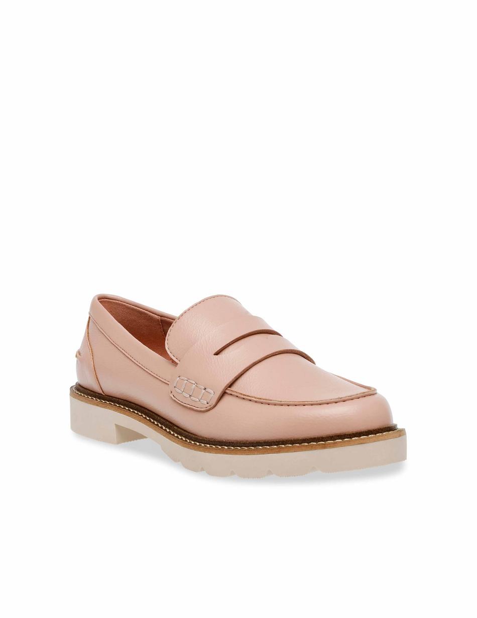 Pink Anne Klein Emmylou Loafer Flats | NZCIF46602