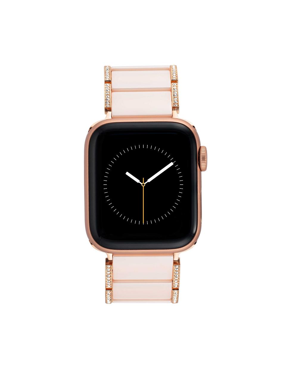 Pink / Rose / Gold Anne Klein Premium Crystals Ceramic Bracelet Band for Apple Watch® Best Sellers | QNZUV84424