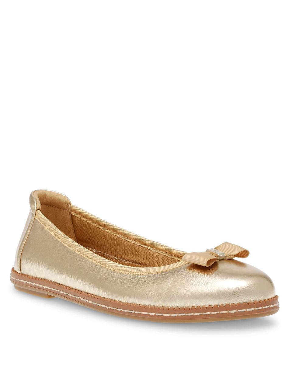 Platinum Anne Klein Ember Flats | ANZWC80404