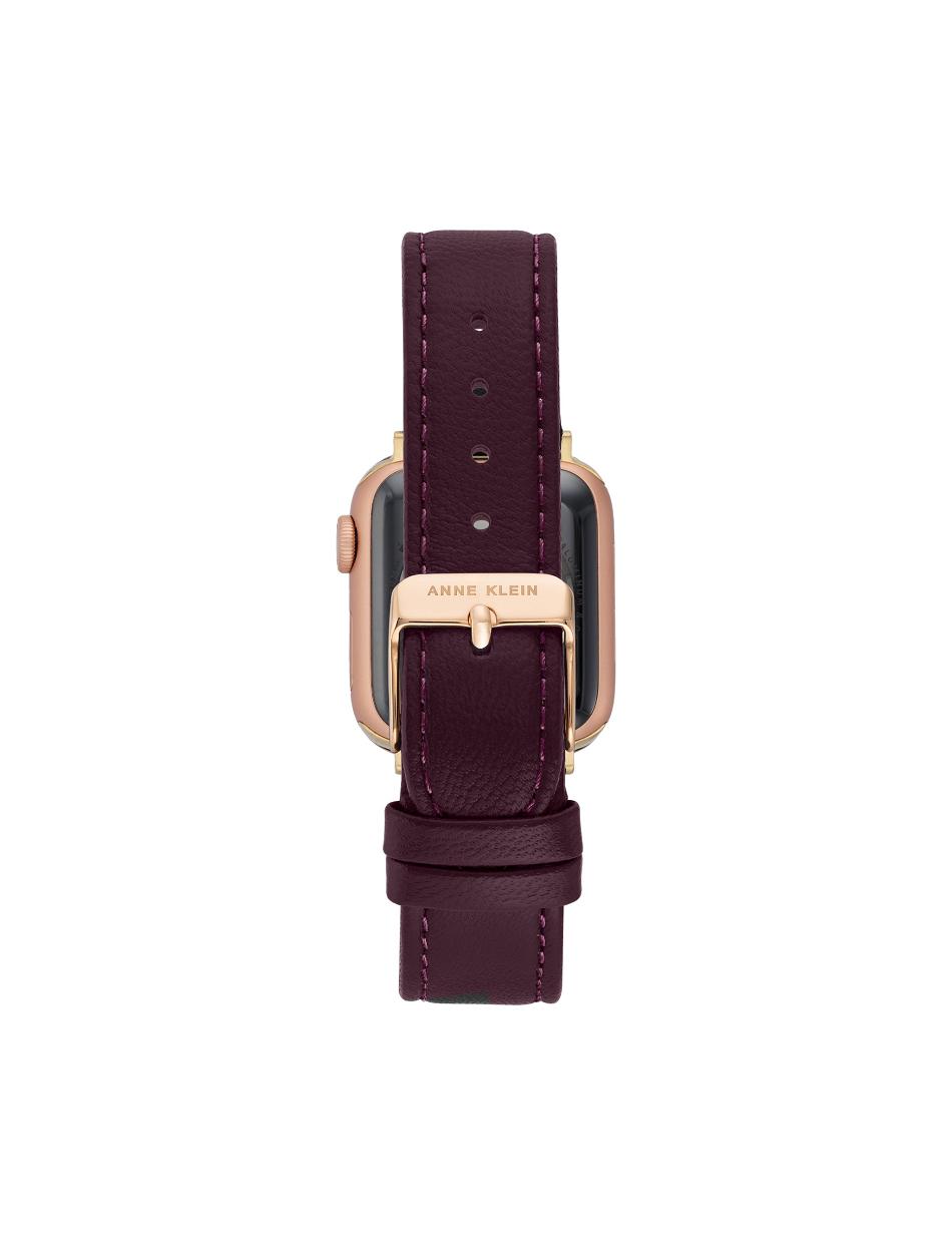 Purple / black Anne Klein Band for Apple Watch® Leather | DNZVO99686