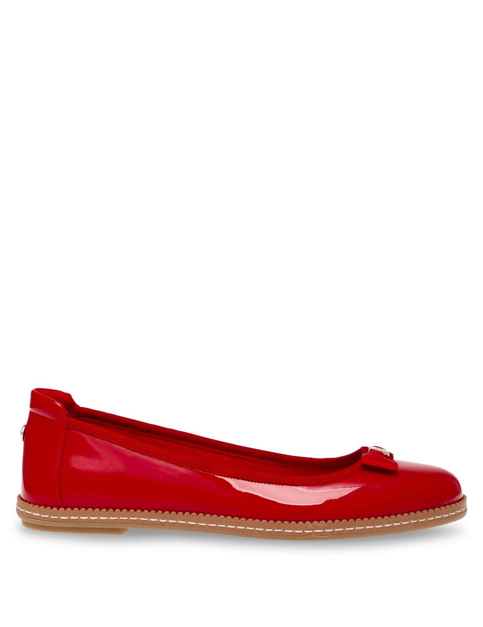 Red Anne Klein Ember Flats | ANZWC93757