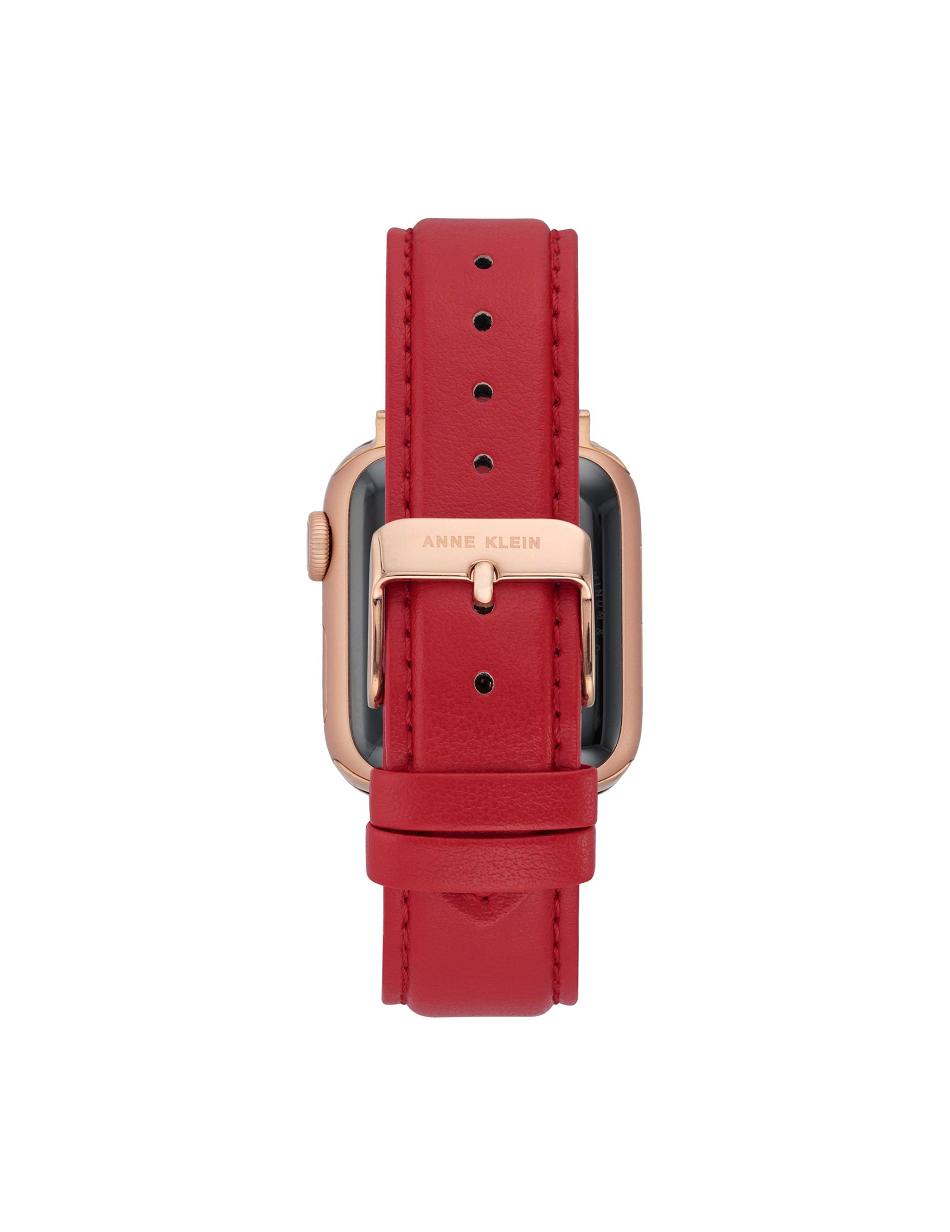 Red / Rose / Gold Anne Klein Apple Peel Leather Band for Apple Watch® Considered | NZJBT52678