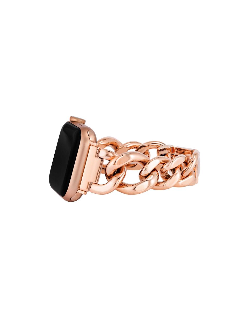 Rose / Gold Anne Klein Chain Link Bracelet Band Apple Watch Accessories | FNZHY71106