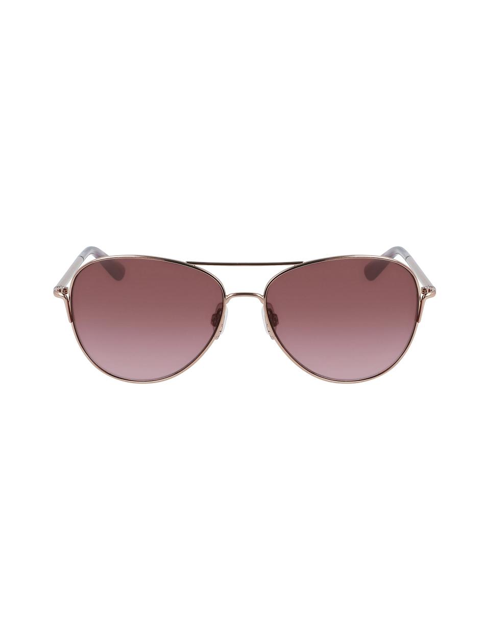 Rose / Gold Anne Klein Classic Sunglasses Aviator | NZNEJ87885