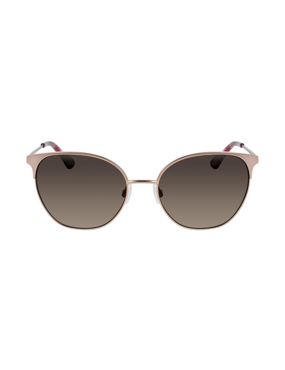 Rose / Gold Anne Klein Metal Round Sunglasses Average Size | ANZDF92080