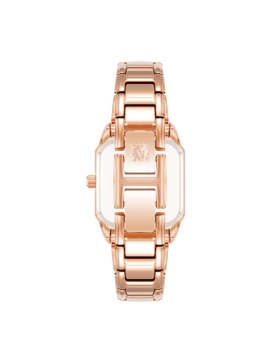 Rose / Gold Anne Klein Modern Square Case Watch Metals | UNZTG12326