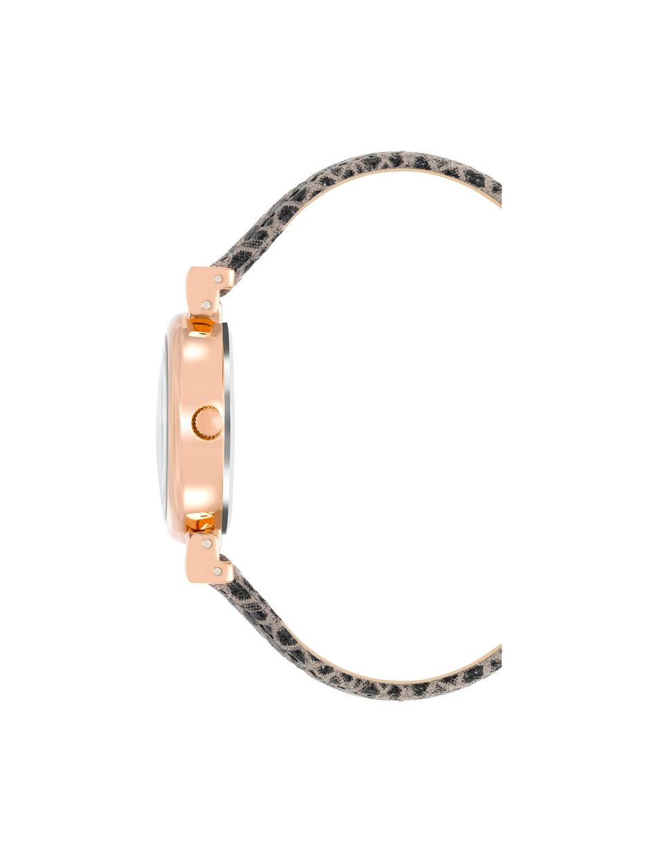 Rose / Gold / Grey / Snake Anne Klein Snake Pattern Premium Watch Leather | NZDYB74966