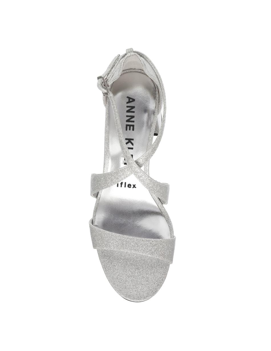 Silver Anne Klein Armaretta Dress Heels | GNZEC24574