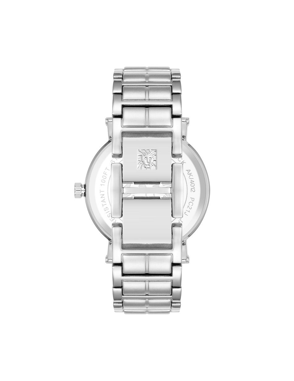 Silver Anne Klein Boyfriend Everyday Bracelet Watch Metals | ANZDF16110