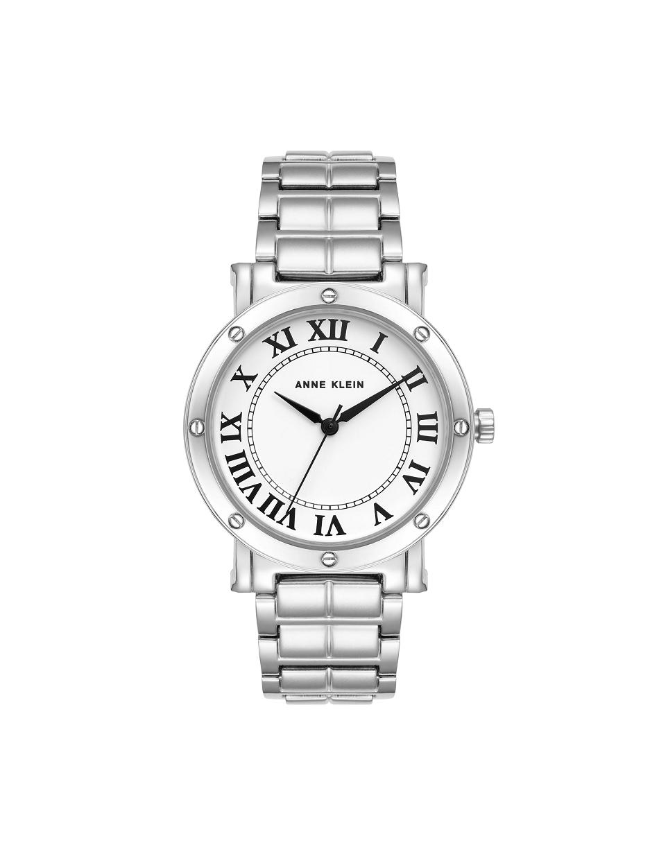 Silver Anne Klein Boyfriend Everyday Bracelet Watch Metals | ANZDF16110