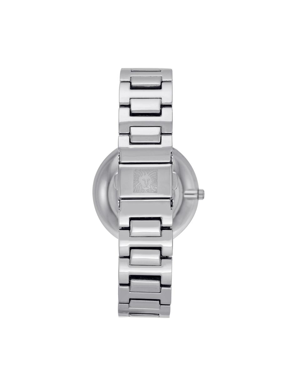 Silver / Burgundy Anne Klein Everyday Bracelet Watch Metals | NZNZX14999