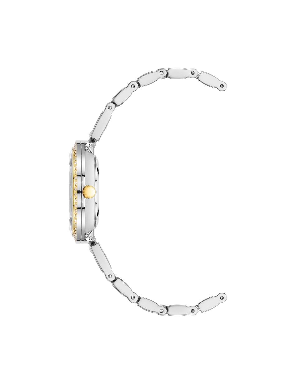 Silver / Gold Anne Klein Premium Crystal Bracelet Watch Metals | SNZNY10019