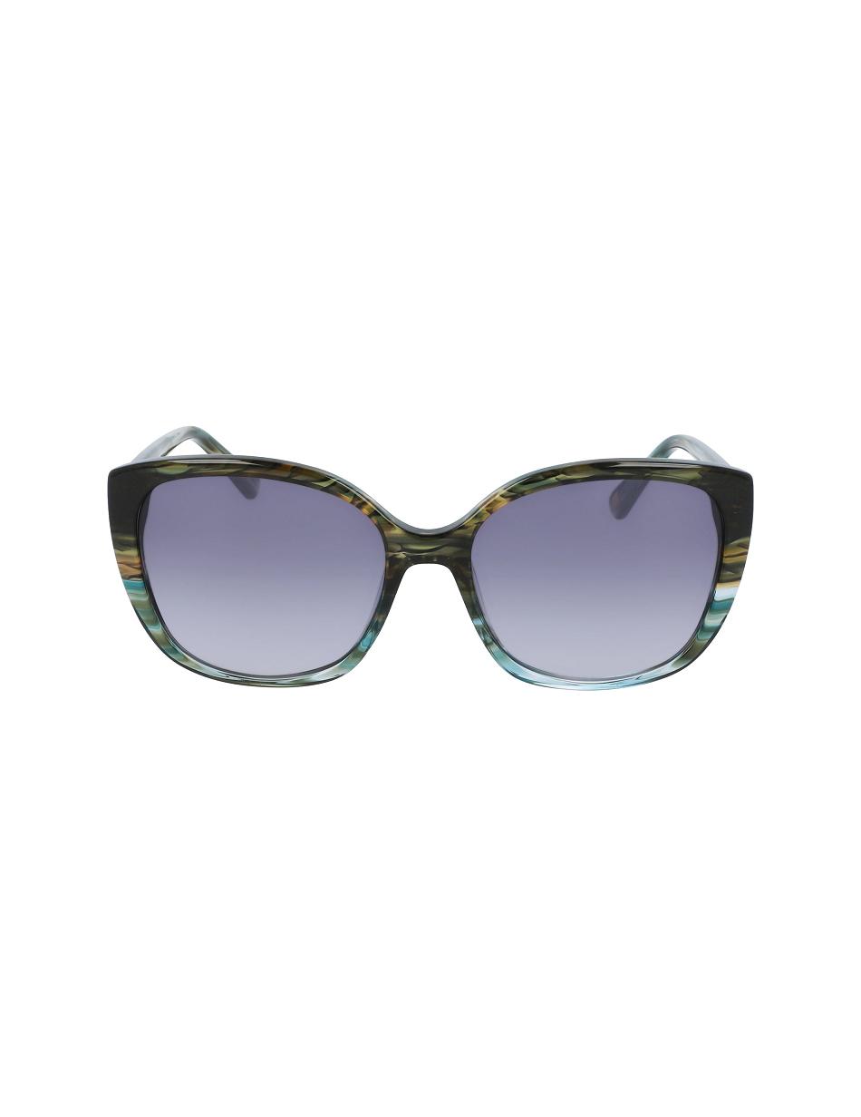 Turquoise Anne Klein Teal Animal Horn Sunglasses Square | UNZTG73897