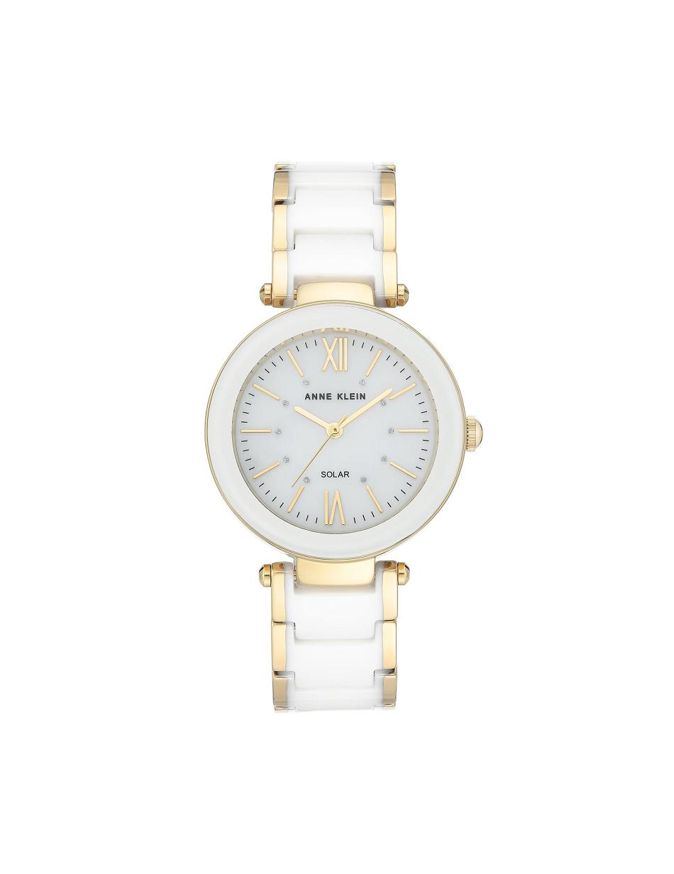 White Anne Klein Considered Solar Powered Watch Ceramics | UNZTG86345