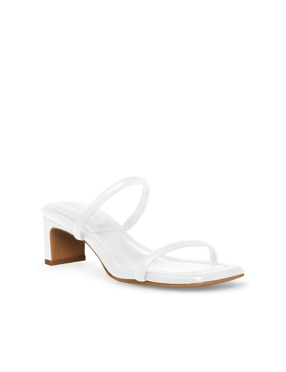 White Anne Klein Jayla Sandals | FNZUI69544