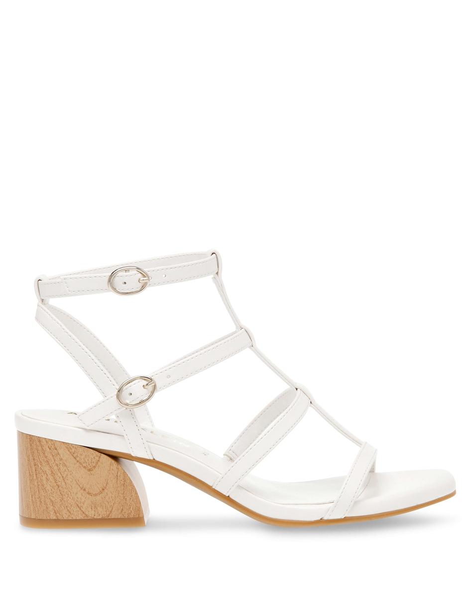 White Anne Klein Matilda Dress Sandals | ZNZNQ71312