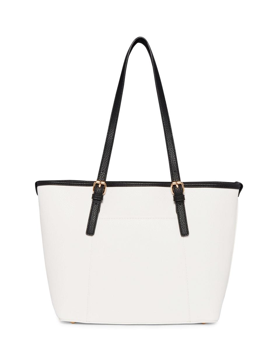 White / Black Anne Klein Medium Perfect Tote Bags | SNZVO64270