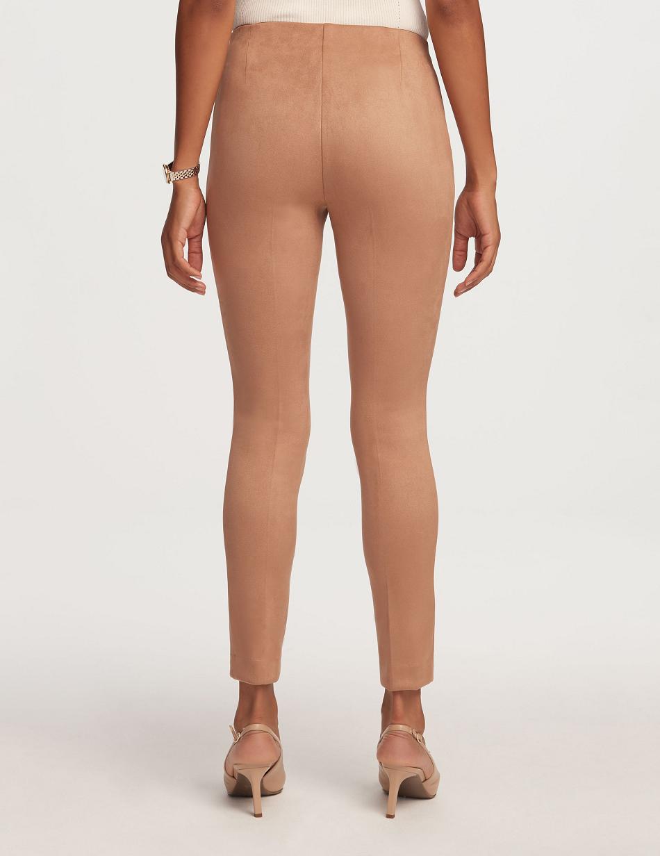 brown Anne Klein Pull On Hollywood Slim Ankle Pant Best Sellers | NZNZX85717