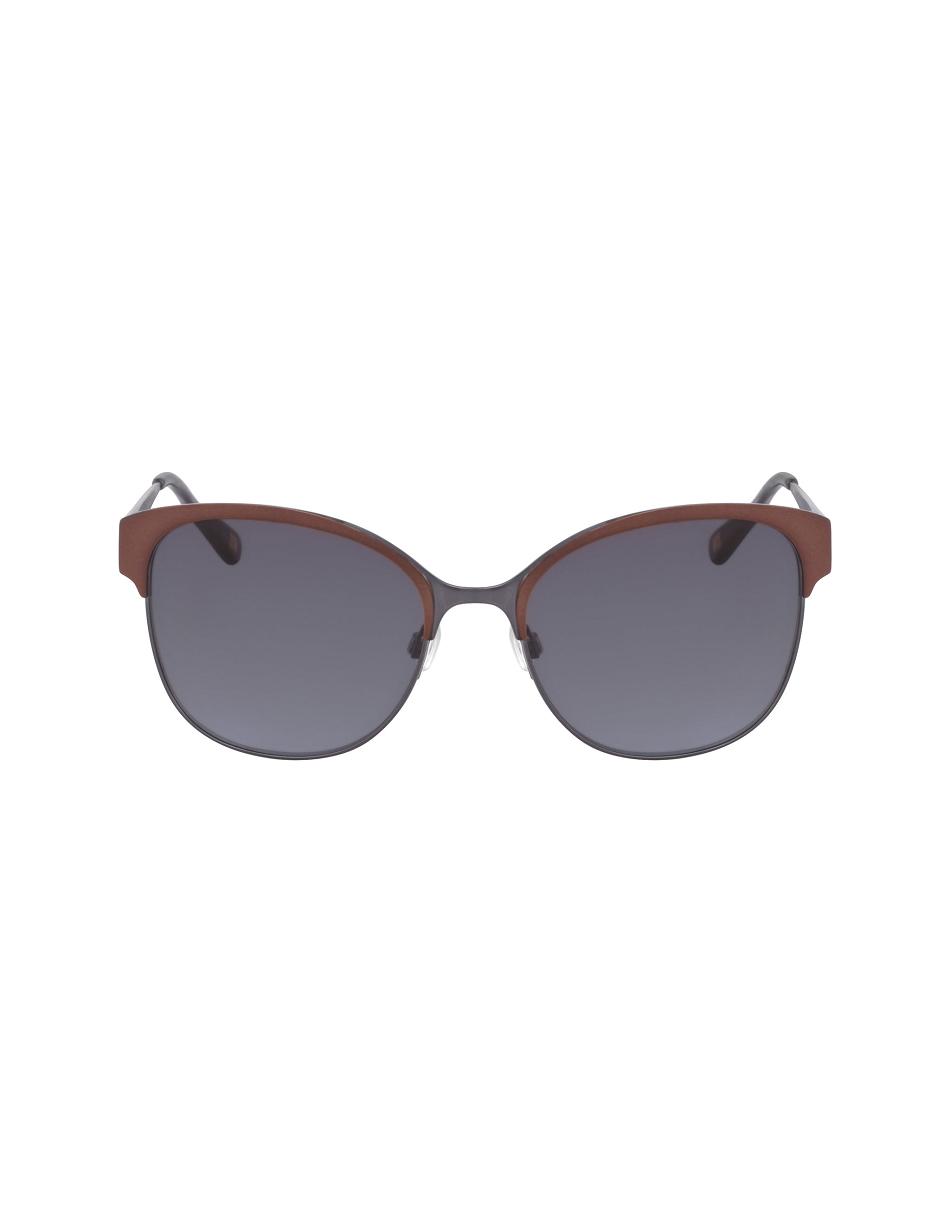 brown Anne Klein Two-Tone Metal Square Sunglasses Best Sellers | PNZQX48181