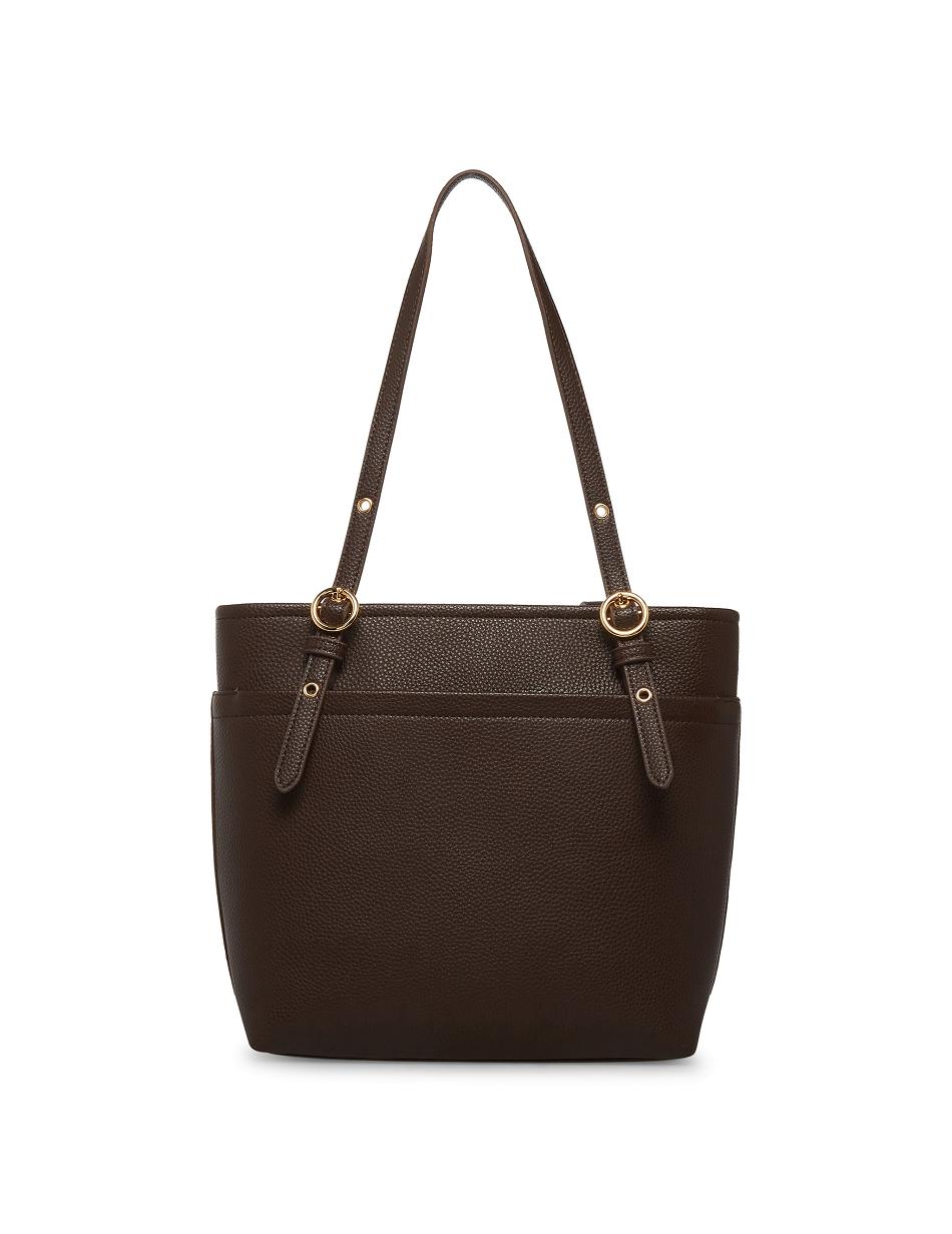 chocolate Anne Klein Pocket Tote Bags | NZEGJ57257