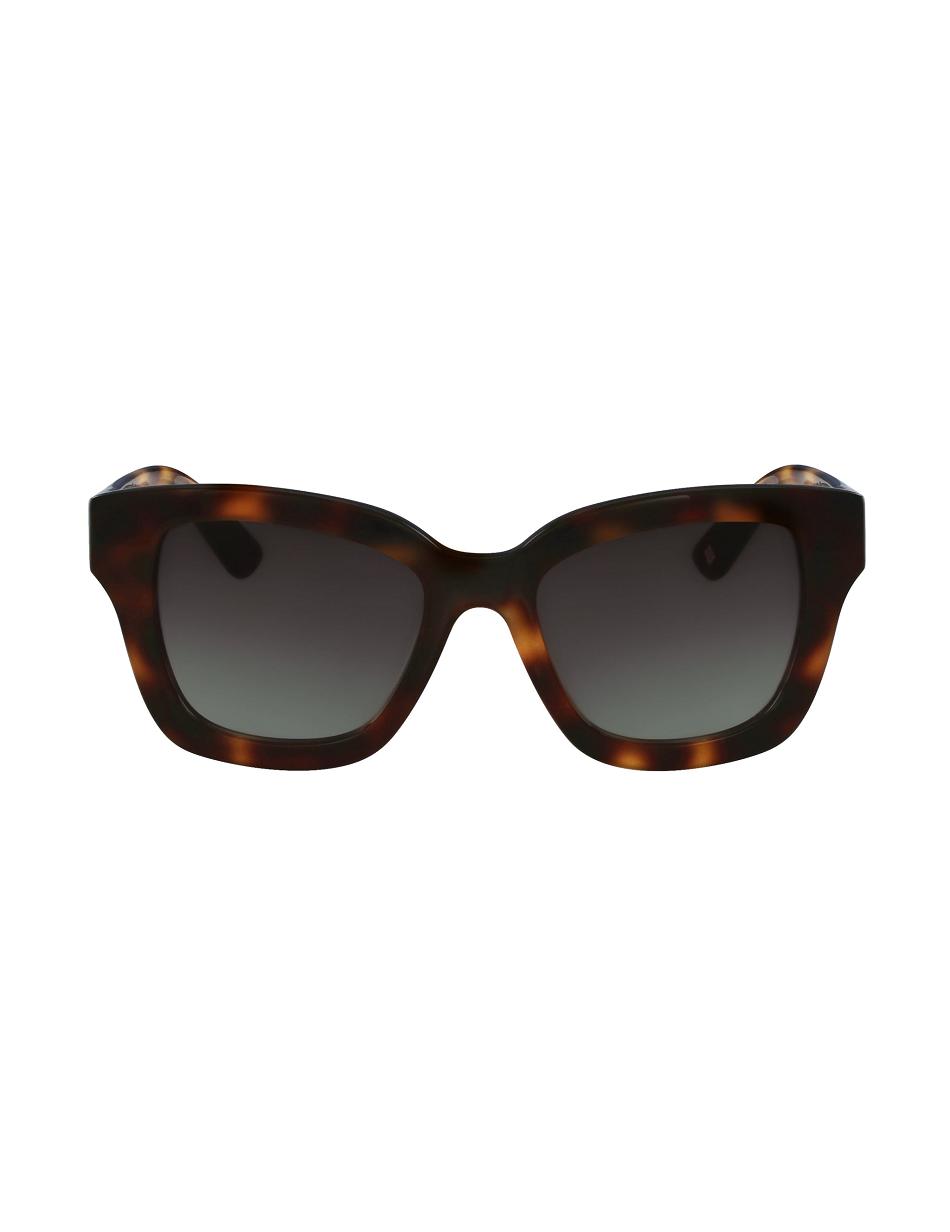 orange Anne Klein Classic Frame Sunglasses Square | ZNZMJ90071