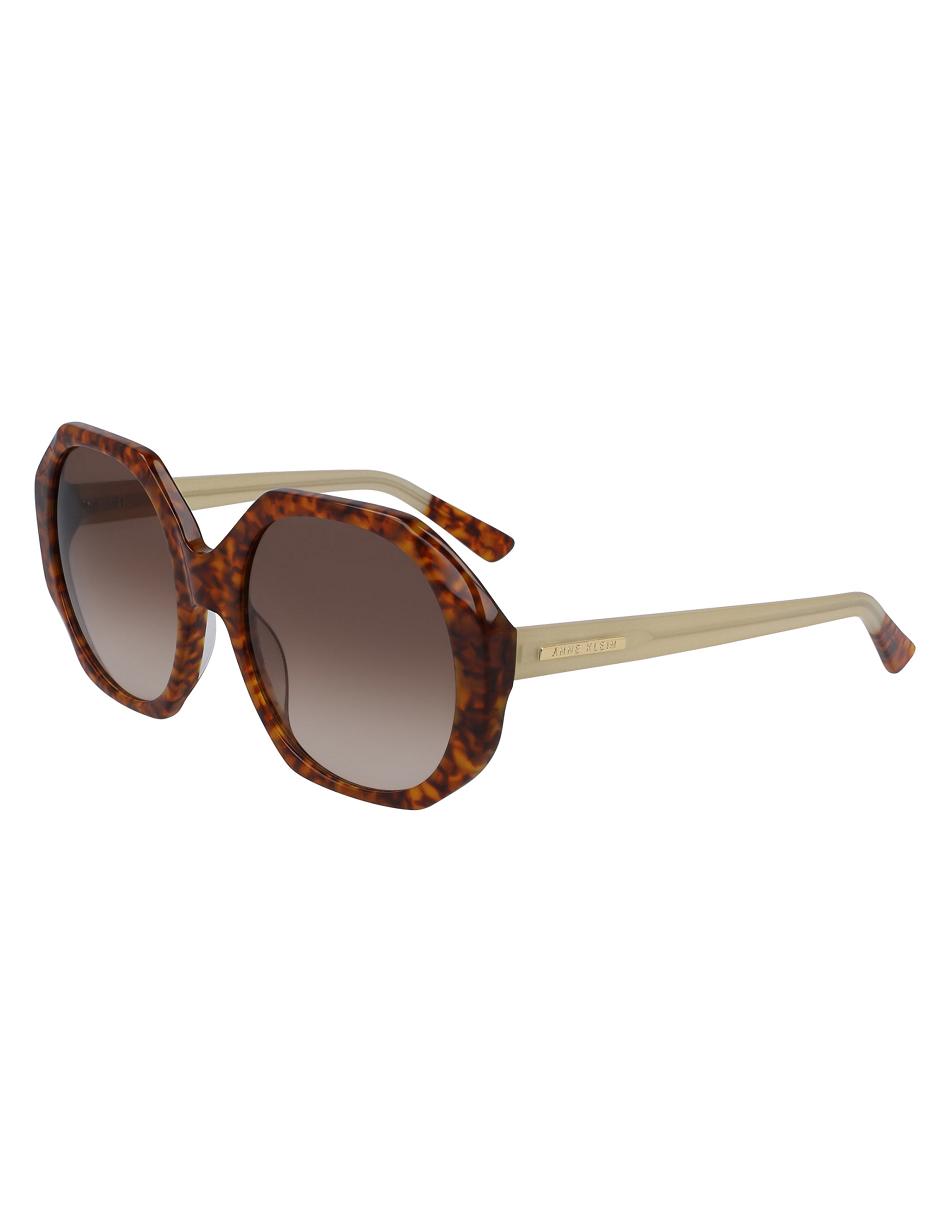 orange Anne Klein Tortoise Geometric Oversized Sunglasses Best Sellers | QNZUV40656