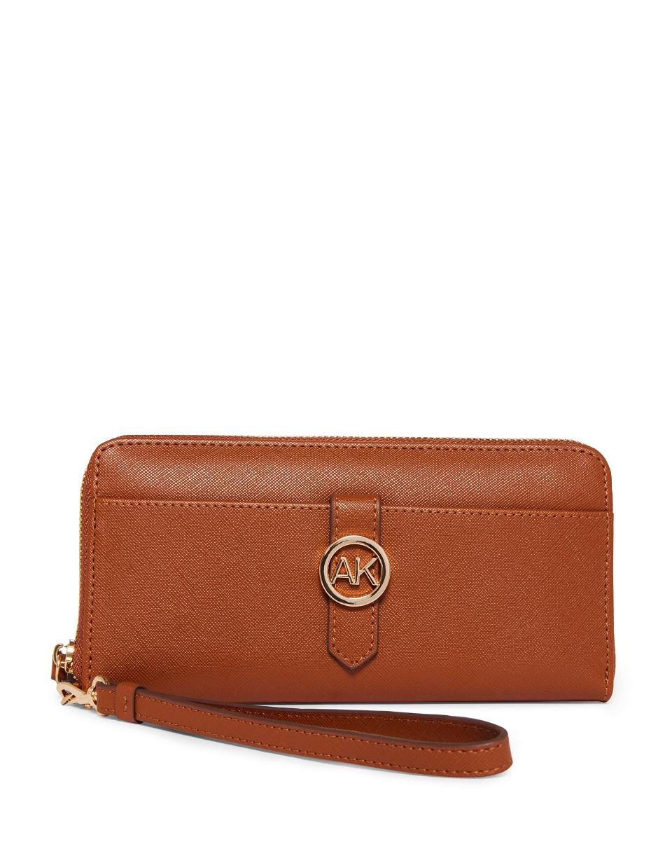 orange Anne Klein Zip Around Wallets | NZCIF36180